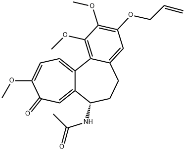 2-Allyl-2-demethyl-colchicine Struktur