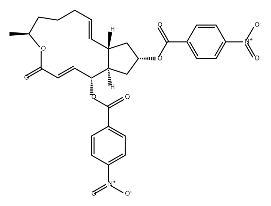 4H-Cyclopent[f]oxacyclotridecin-4-one, 1,6,7,8,9,11a,12,13,14,14a-decahydro-6-methyl-1,13-bis[(4-nitrobenzoyl)oxy]-, (1R,2E,6S,10E,11aS,13S,14aR)-