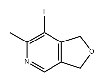 Furo[3,4-c]pyridine, 1,3-dihydro-7-iodo-6-methyl- Struktur