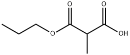 Propanedioic acid, 2-methyl-, 1-propyl ester Struktur