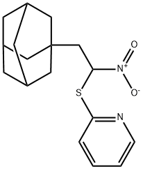 Pyridine, 2-[(1-nitro-2-tricyclo[3.3.1.13,7]dec-1-ylethyl)thio]-