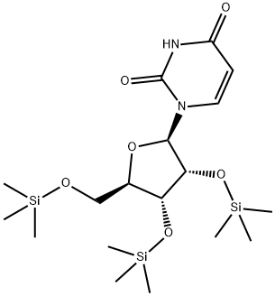 Uridine, 2',3',5'-tris-O-(trimethylsilyl)-