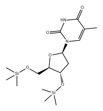 Thymidine, 3',5'-bis-O-(trimethylsilyl)-