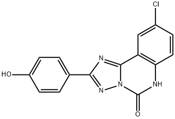 [1,2,4]Triazolo[1,5-c]quinazolin-5(6H)-one, 9-chloro-2-(4-hydroxyphenyl)-