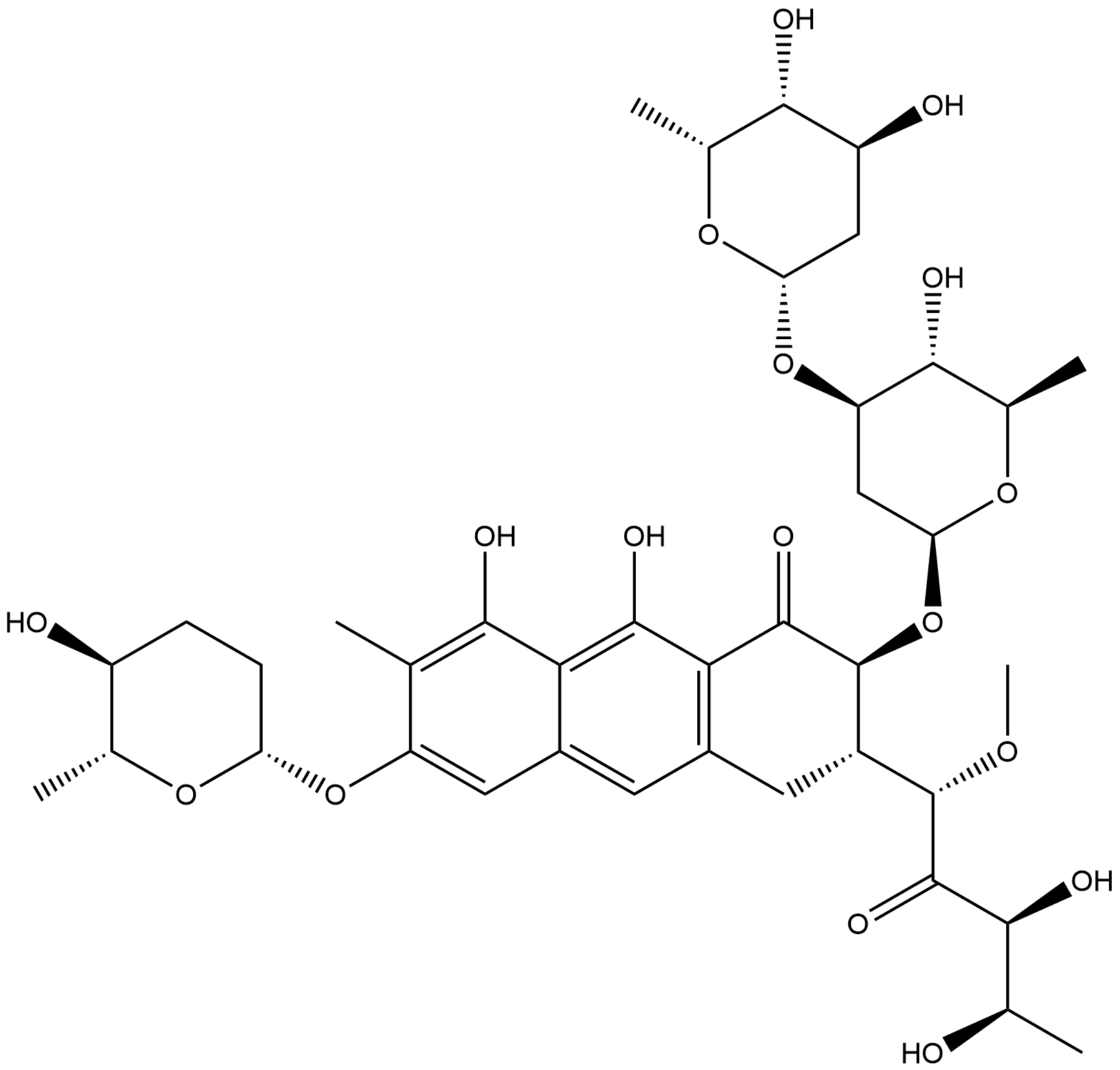 Mithramycin Impurity 11 Struktur