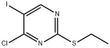 Pyrimidine, 4-chloro-2-(ethylthio)-5-iodo-