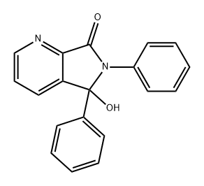 7H-Pyrrolo[3,4-b]pyridin-7-one, 5,6-dihydro-5-hydroxy-5,6-diphenyl-