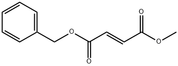 2-Butenedioic acid (2E)-, methyl phenylmethyl ester Struktur