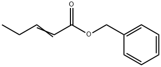 2-Pentenoic acid phenylmethyl ester Struktur