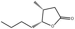 2(3H)-Furanone, 5-butyldihydro-4-methyl-, (4R,5R)-