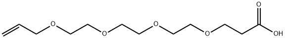 Allyl-PEG4-COOH Struktur