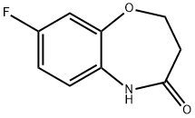 1,5-Benzoxazepin-4(5H)-one, 8-fluoro-2,3-dihydro- Struktur