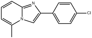 2-(4-Chlorophenyl)-5-methylimidazo[1,2-a]pyridine Struktur