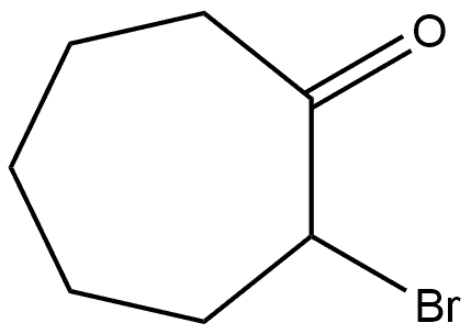 Cycloheptanone, 2-bromo-, (-)-