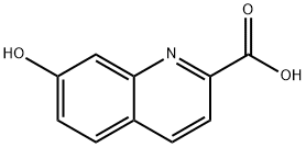 2-Quinolinecarboxylic acid, 7-hydroxy- Struktur