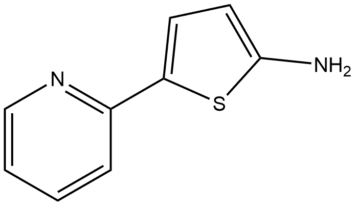 2-Thiophenamine, 5-(2-pyridinyl)- Struktur