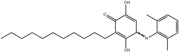 Aminohydroxyquinone, derivative of Struktur