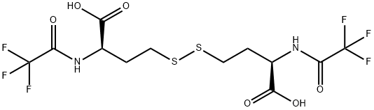 4,4′-Dithiobis-2-(trifluoracetyl)aminobutansure Struktur