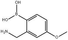 Boronic acid, B-[2-(aminomethyl)-4-methoxyphenyl]- Struktur