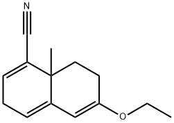 1-Naphthonitrile,6-ethoxy-3,7,8,8a-tetrahydro-8a-methyl-(6CI) Struktur