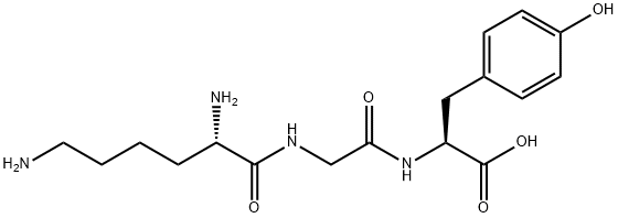 L-Tyrosine, L-lysylglycyl- Struktur