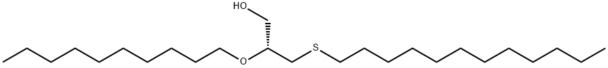 1-Propanol, 2-(decyloxy)-3-(dodecylthio)-, (2R)-