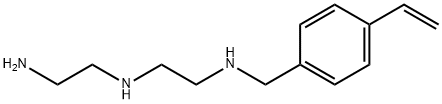 1,2-Ethanediamine, N1-(2-aminoethyl)-N2-[(4-ethenylphenyl)methyl]- Struktur