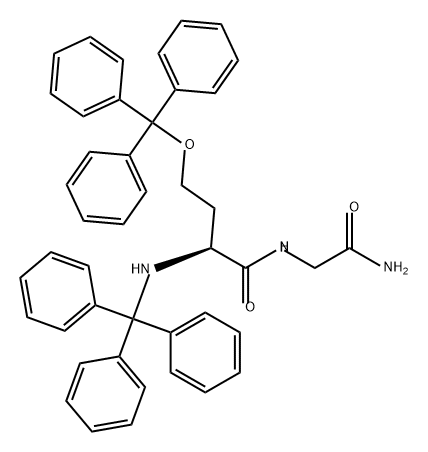 Glycinamide, N,O-bis(triphenylmethyl)-L-homoseryl- (9CI)