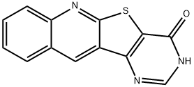 pyrimido[4',5':4,5]thieno[2,3-b]quinolin-4(3H)-one Struktur