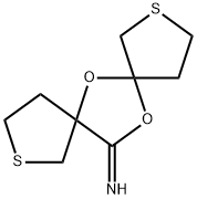 6,12-dioxa-2,9-dithiadispiro[4.1.4.2]tridecan-13-imine Struktur