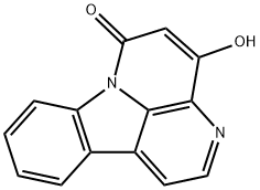 6H-Indolo[3,2,1-de][1,5]naphthyridin-6-one, 4-hydroxy- Struktur