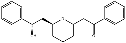 Ethanone, 2-[(6S)-6-[(2S)-2-hydroxy-2-phenylethyl]-1-methyl-2-piperidinyl]-1-phenyl-