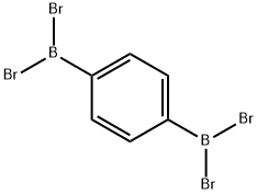 Borane, 1,1'-(1,4-phenylene)bis[1,1-dibromo- Struktur