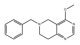 Pyrido[4,3-d]pyrimidine, 5,6,7,8-tetrahydro-4-methoxy-6-(phenylmethyl)- Struktur