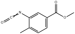 Benzoic acid, 3-isocyanato-4-methyl-, methyl ester Struktur