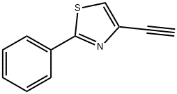 Thiazole, 4-ethynyl-2-phenyl- Struktur