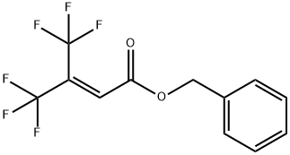 2-Butenoic acid, 4,4,4-trifluoro-3-(trifluoromethyl)-, phenylmethyl ester