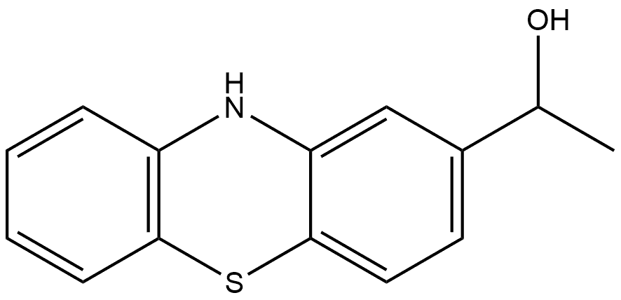 1-(10H-Phenothiazin-2-yl)ethan-1-ol Struktur