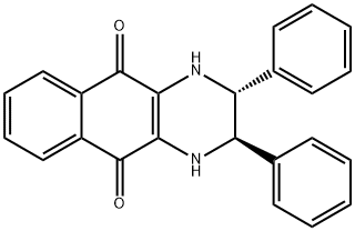 Benzo[g]quinoxaline-5,10-dione, 1,2,3,4-tetrahydro-2,3-diphenyl-, trans- (9CI) Struktur