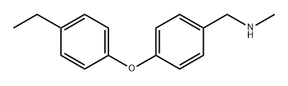 1-(4-(4-乙基苯氧基)苯基)-N-甲基甲胺, 1082830-83-8, 結(jié)構(gòu)式