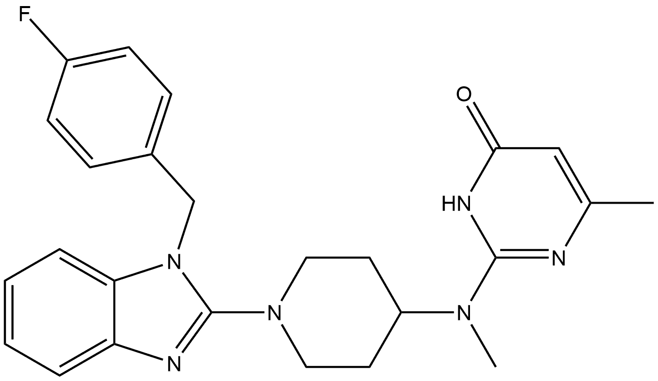 Mizolastine Impurity N Struktur