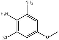 1,2-Benzenediamine, 3-chloro-5-methoxy- Struktur