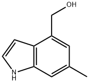 1H-Indole-4-methanol, 6-methyl- Struktur