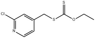 O-ethyl (2-chloro-4-pyridyl)methylsulfanylmethanethioate Struktur