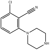 Benzonitrile, 2-chloro-6-(1-piperazinyl)- Struktur