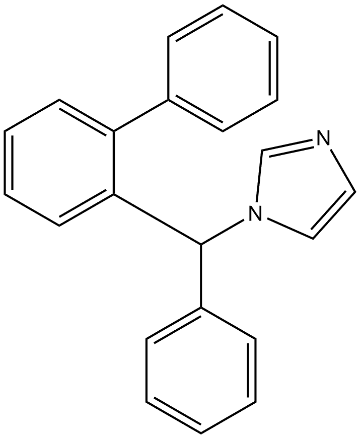 1-([1,1′-Biphenyl]-2-ylphenylmethyl)-1H-imidazole Struktur