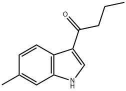 1-(6-methyl-1H-indol-3-yl)butan-1-one Struktur