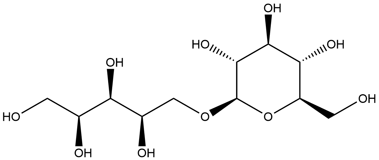 Xylitylglucoside Struktur