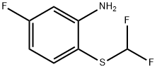 2-(difluoromethylthio)-5-fluoroaniline Struktur