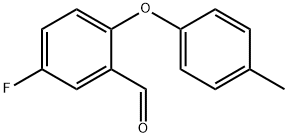 Benzaldehyde, 5-fluoro-2-(4-methylphenoxy)- Struktur